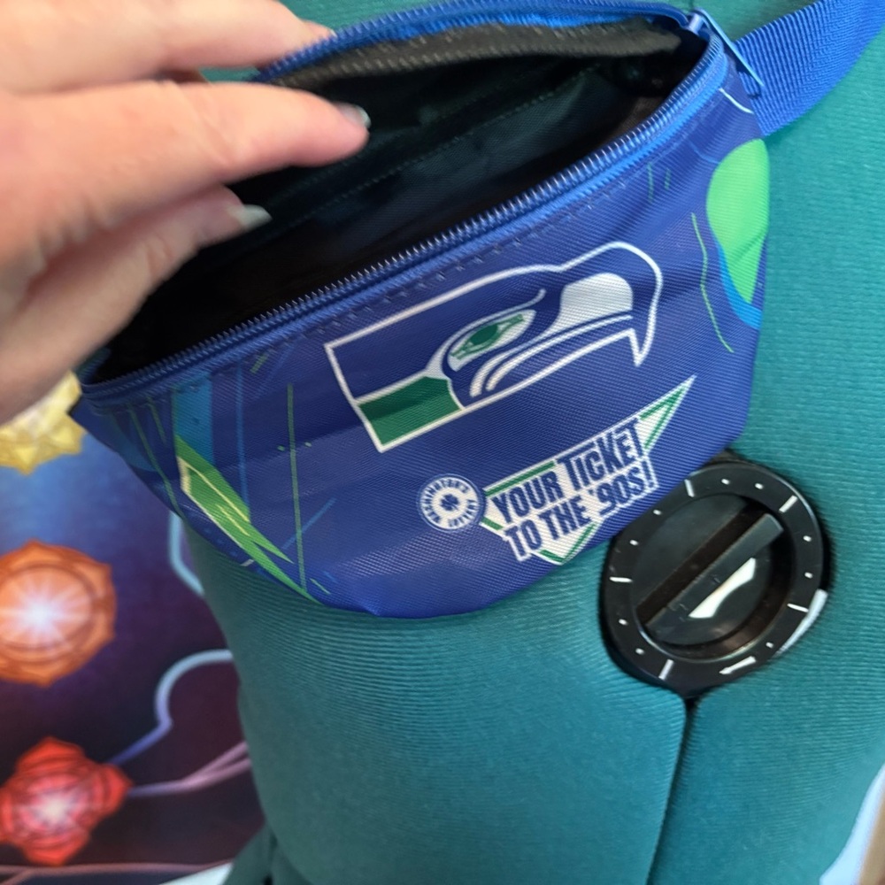 Seattle Seahawks Blue Fanny Pack with Logo